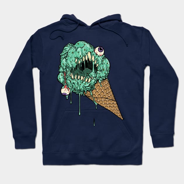 Eye Scream: Mint Chocolate Chip Hoodie by vilecult